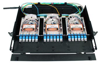 Front Sliding Tray Fiber Panel, 1U