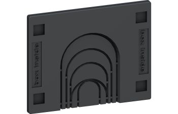 Screen, 110, cable bushing, bk