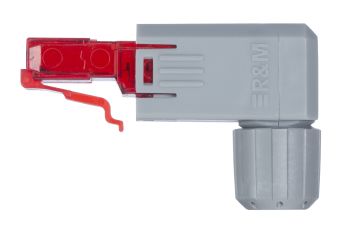 FM45 Connector Cat. 6<sub>A</sub> IP20, angled