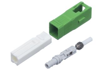 R847362Connector SC APC, SM, green, 125.2 (+0.5/-0) µm, 0.5 µm con