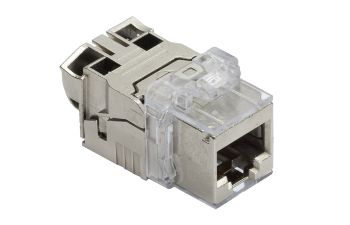 Connection Module Cat. 6A EL, 1xRJ45/s, Keystone, 100x