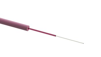 Semi-tight buffered tube Ø 0.9 mm, OM4 fiber, buffer and fiber color violet