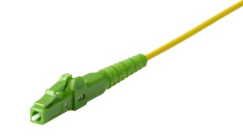 Patch cords LC-QR simplex, APC - LC-QR simplex APC, green