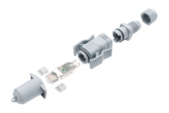 FM45 Cat. 5e Connector IP67, type 06