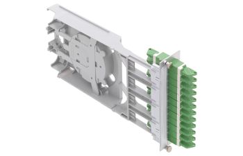 FiberModul 7HP, metal, breakout, 12xE-2000™ singlemode, PC, ceramic