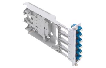 FiberModul 7HP, plastic, breakout, 6xLC-Duplex singlemode, PC, ceramic