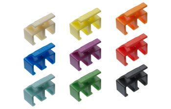 R508097Color Clip LC-Duplex Connector, orange