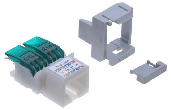 R302518Connection Module Cat. 5e, 1xRJ45/u, Snap-in, 10x