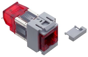 Connection Module Cat. 6<sub>A</sub>, 1xRJ45/u, Snap-in