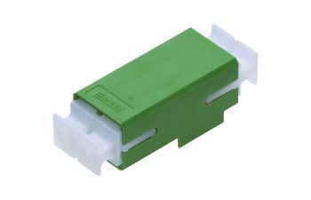 Adapter SC-RJ APC, green, ceramic SM, C, flangeless