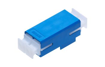 Adapter SC-RJ PC, blue, ceramic SM, C, flangeless