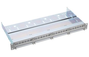 19" 1U HD Patch Panel 24xLC-Duplex / MPO