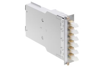 MPO Modul 7HP, metal, MTP12-female - 6xLC-Duplex, OM4, PC/PC, ceramic, type A, g