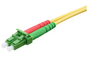 Patch Cord LC-Duplex APC - LC-Duplex APC, green/green