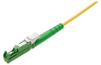 Patch Cord E-2000™ APC - E-2000™ APC, green/white