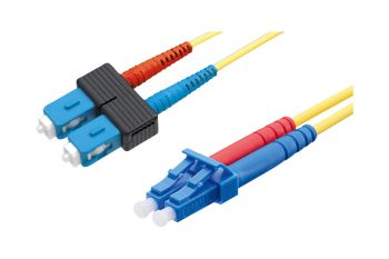 Patch Cord SC-Duplex PC, blue - LC-Duplex PC, blue/blue