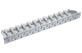 19" 1U PC Patch Panel 24-Port/s, Cat. 5/6, empty