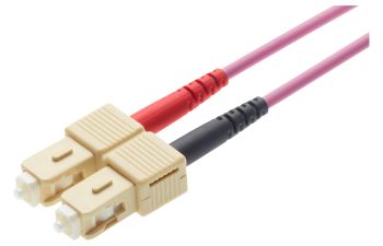 Patch cord FO, SC-Duplex PC/UPC Grade Bm - SC-Duplex PC/UPC Grade Bm, Multimode