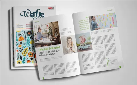 Magazin gestalten RE MEDIADESIGN Werbeagentur für Grafikdesign aus St. Valentin bei Amstetten