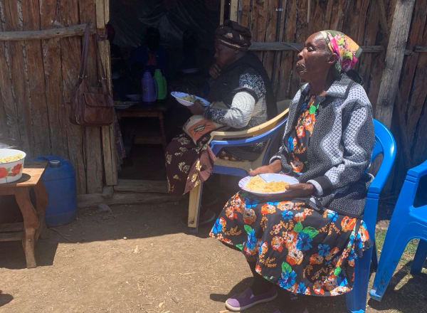 Beneficiary meal at home