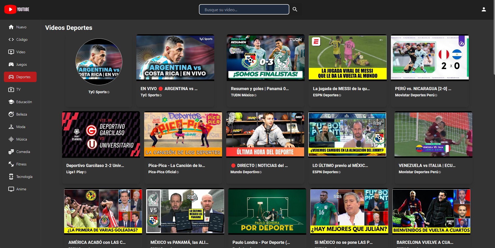 Clon de YT, captura 2