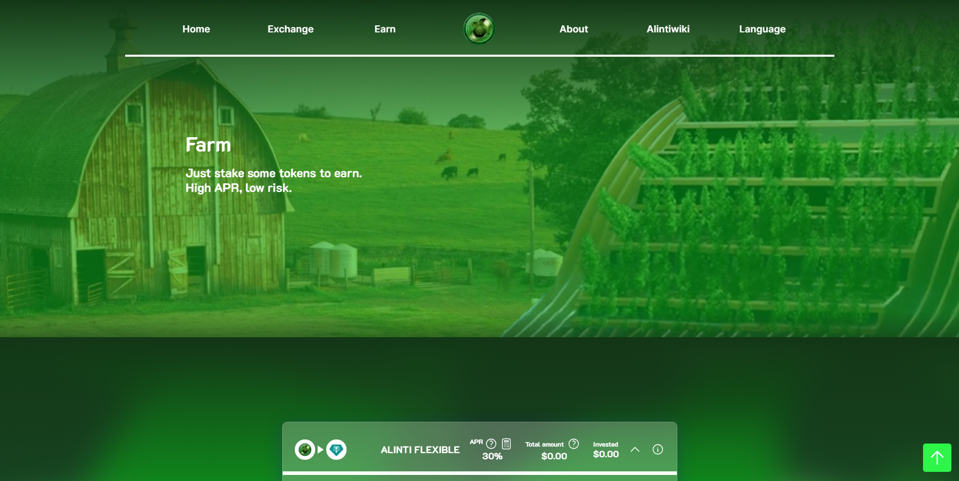 Landing Page AlintiCoin
