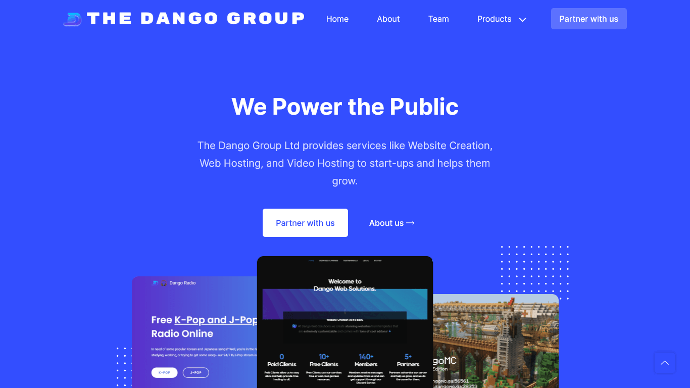 The Dango Group Website