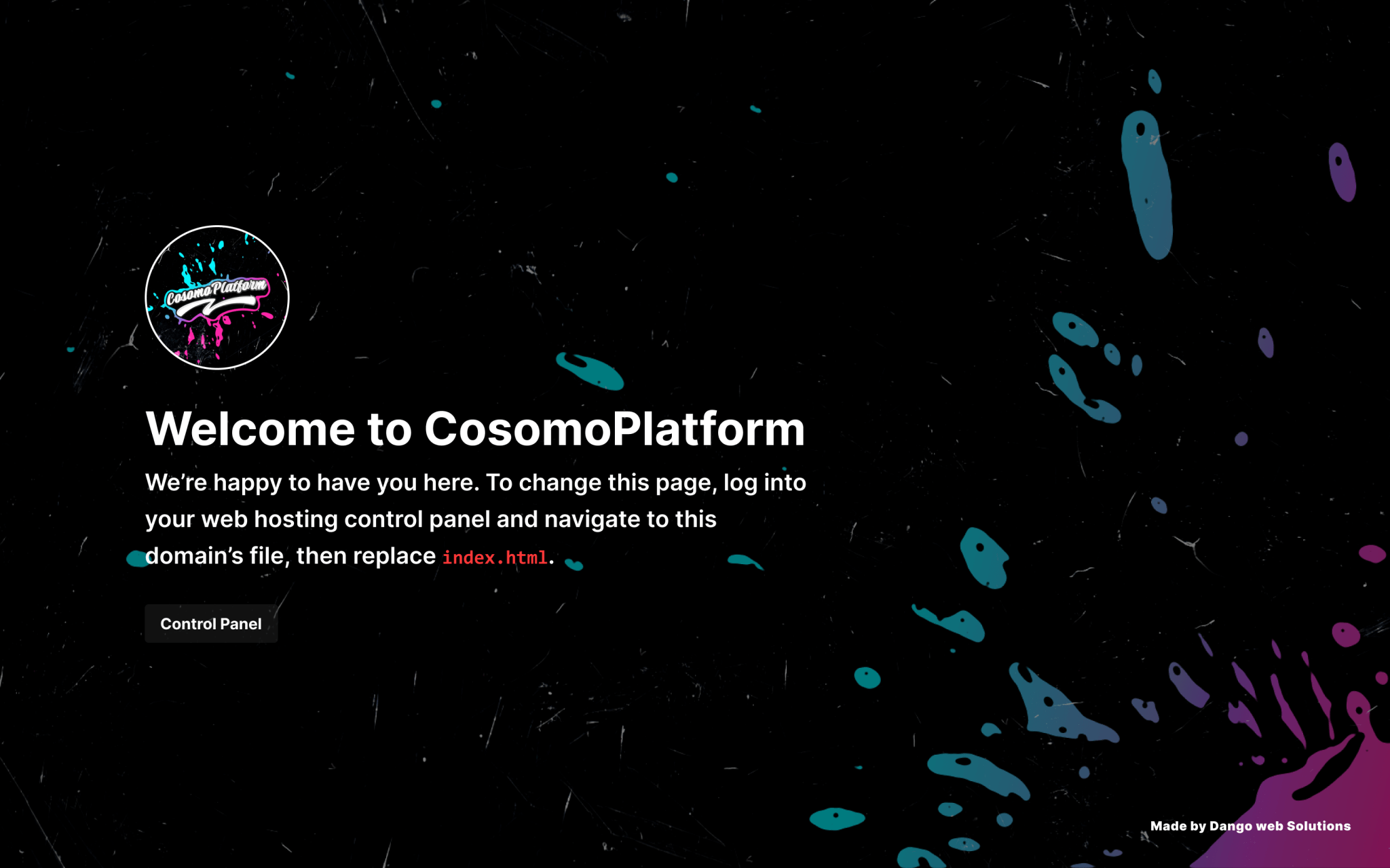 CosomoPlatform Website