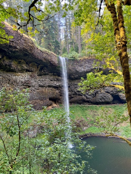 Waterfall at Silver Falls State Park in Oregon