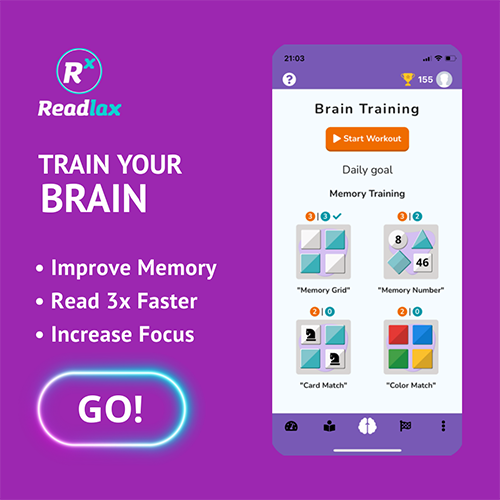 Readlax - Train Your Brain, Brain Games