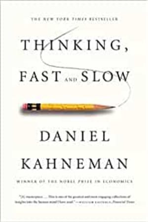 Thinking, Fast and Slow book cover