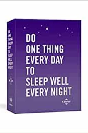 Do One Thing Every Day to Sleep Well Every Night: A Journal (Do One Thing Every Day Journals) - book cover