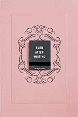 Burn After Writing (Pink) - book cover