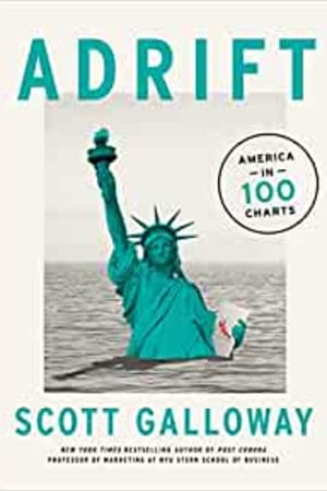 Adrift: America in 100 Charts book cover