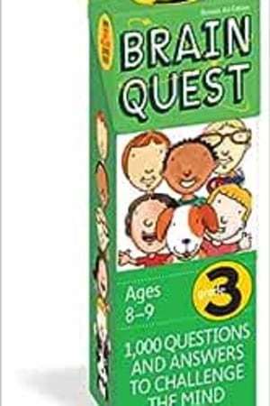 Brain Quest 3rd Grade Q&A Cards: 1000 Questions and Answers to Challenge the Mind. Curriculum-based! Teacher-approved! (Brain Quest Decks) - book cover