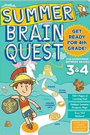 Summer Brain Quest: Between Grades 3 & 4 (Summer Brain Quest) book cover