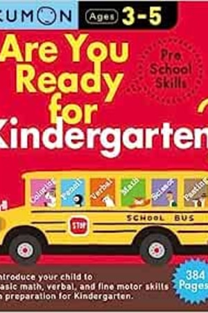 Kumon Are You Ready for Kindergarten Preschool Skills (Big Preschool Workbook), Ages 3-5, 384 pages (Arkw) book cover