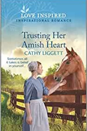 Trusting Her Amish Heart: An Uplifting Inspirational Romance (Love Inspired) - book cover