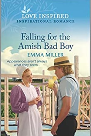 Falling for the Amish Bad Boy: An Uplifting Inspirational Romance (Seven Amish Sisters, 2) book cover