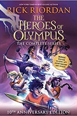 The Heroes of Olympus Paperback Boxed Set (10th Anniversary Edition) book cover