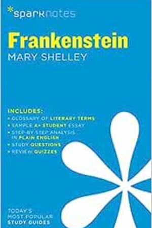 Frankenstein SparkNotes Literature Guide (Volume 27) (SparkNotes Literature Guide Series) book cover