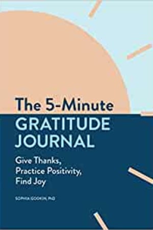 The 5-Minute Gratitude Journal: Give Thanks, Practice Positivity, Find Joy book cover