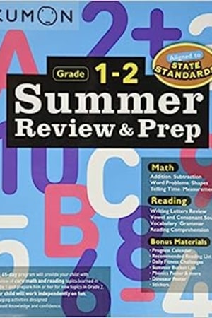 Kumon Summer Review and Prep 1-2 - book cover