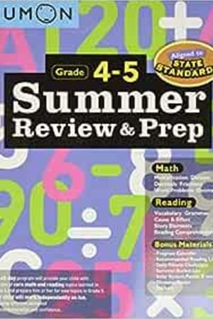 Kumon Summer Review & Prep Grades 4-5 - book cover