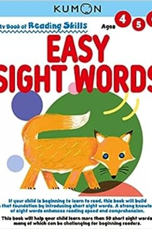 Kumon My Book of Reading Skills: Easy Sight Words - book cover