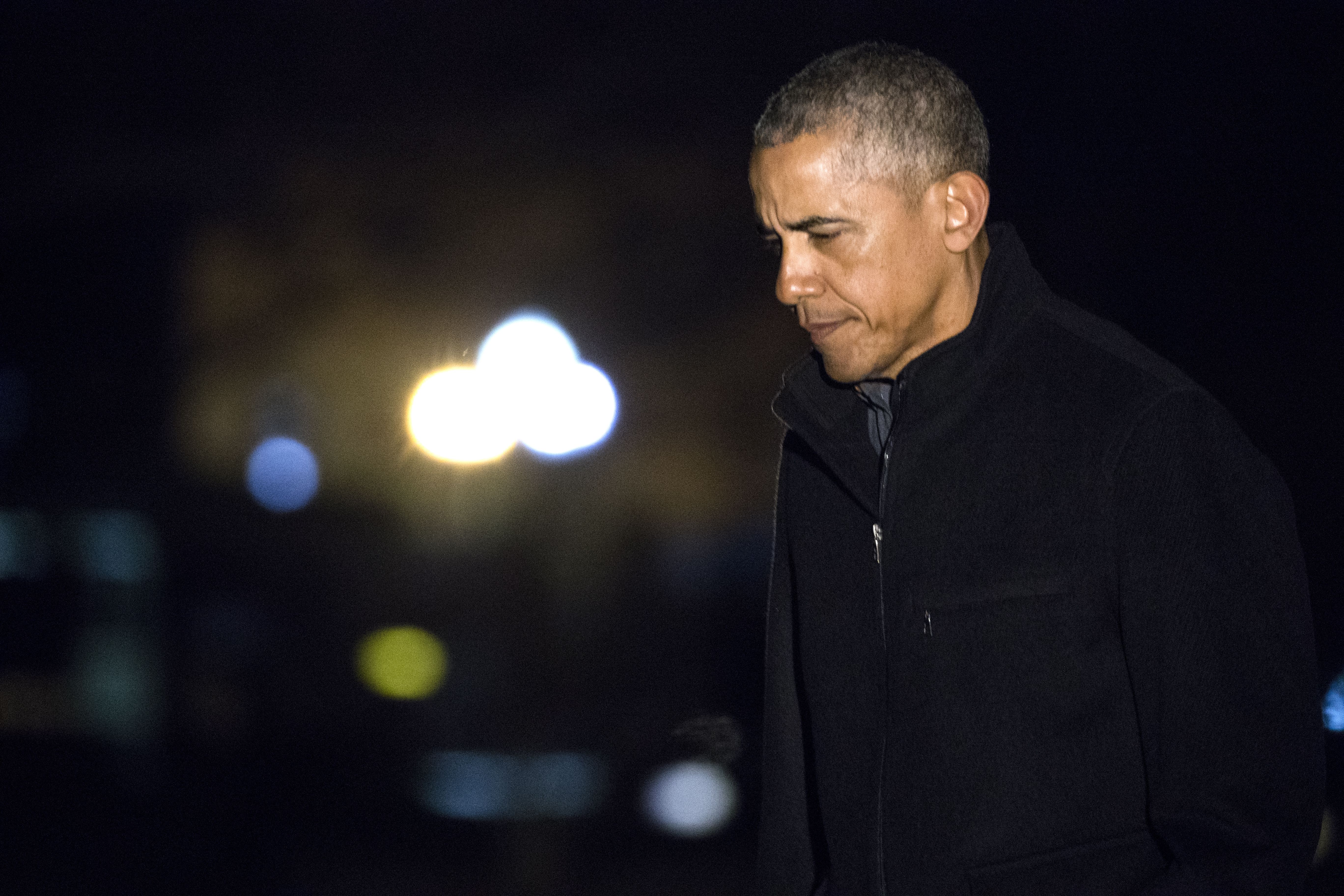 President Obama Departs from the White House to Florida