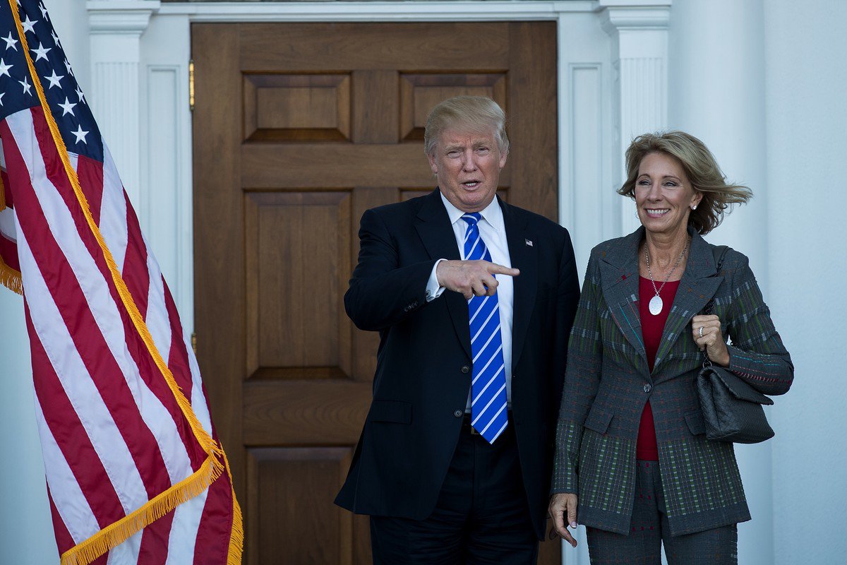 betsy-devos-and-donald-trump