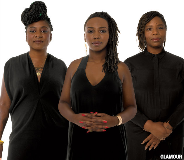 Opal Tometi, Alixia Garza and Patrisse Cullors: founders of BLM. PHOTO: Glamour