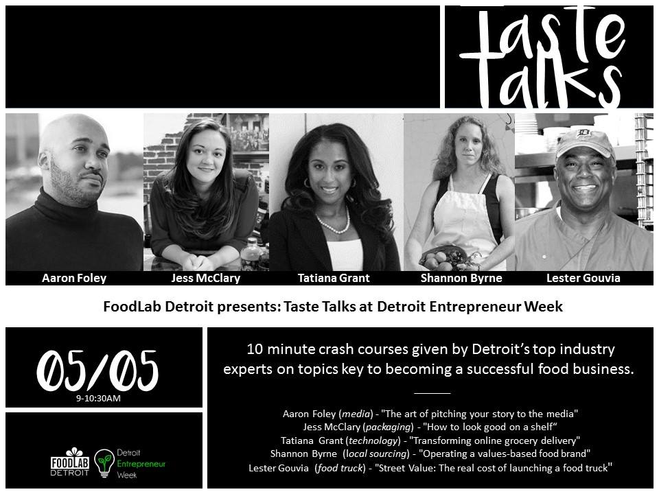 Detroit FoodLab Taste Talk