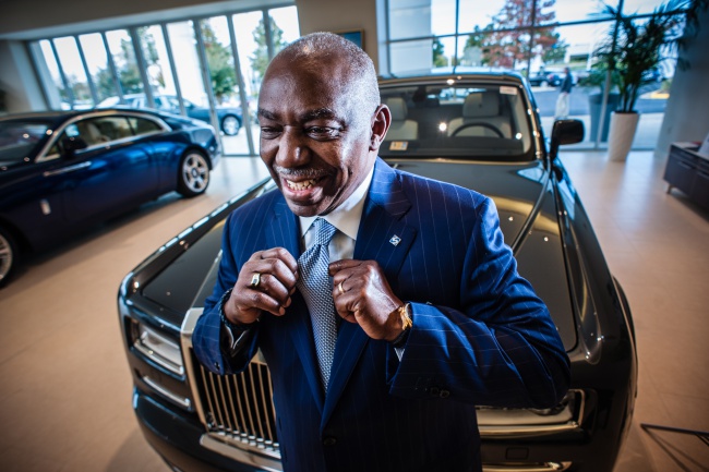 STERLING, VA -- 10/26/15 -- Thomas A. Moorehead is CEO and President of Rolls-Royce Motor Cars Sterling, and also owns the BMW-Mini dealership in Sterling as well as Harley Davidson Washington DC.by André Chung #_AC19252